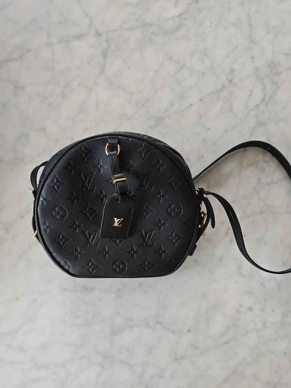 Louis Vuitton Empreinte Boite Chapeau Souple MM Black